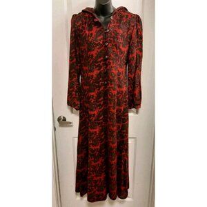 Vintage Annabelle Zurich Switzerland Womans Long Dress Sleeves Hood READ